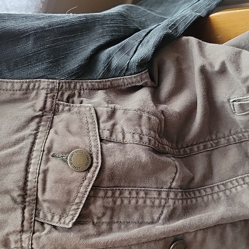 H&M mixed material denim jacket